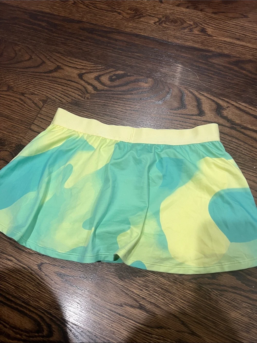 Nike Women’s Yellow & Teal Swim Skirt
